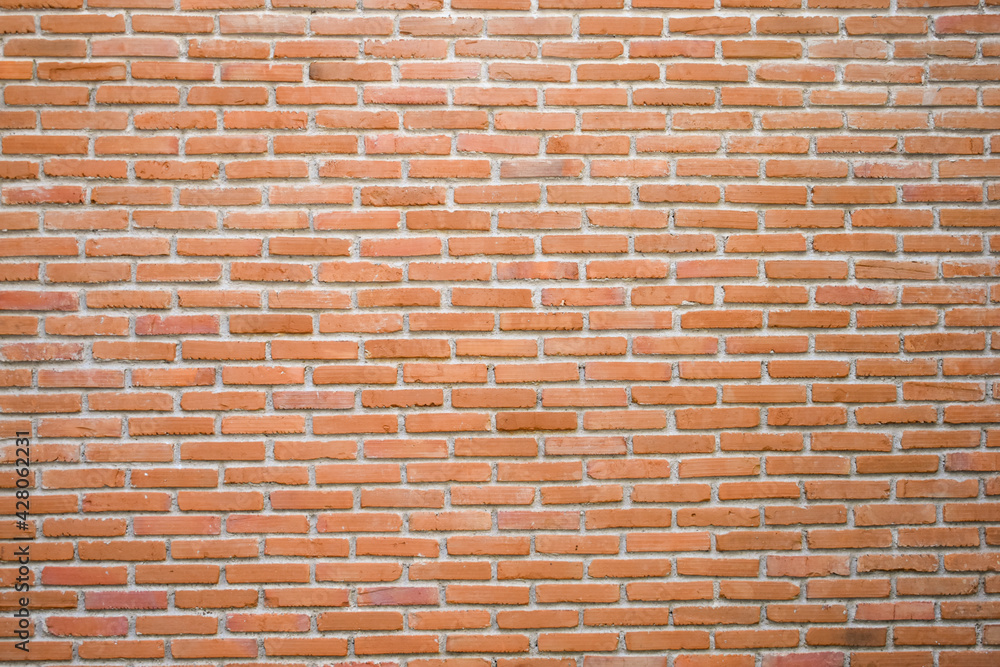 Red brick wall texture for background. Red brick wall texture for background.