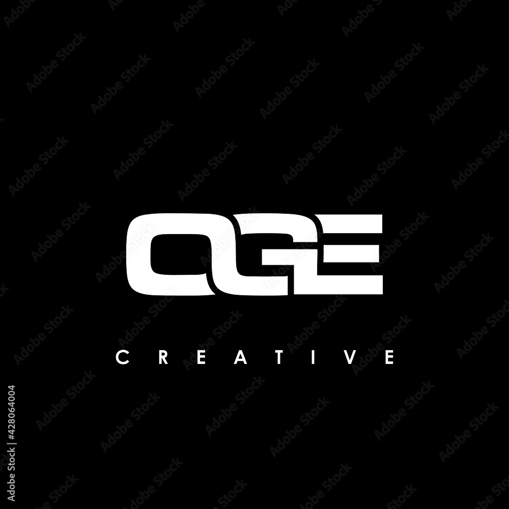 OGE Letter Initial Logo Design Template Vector Illustration OGE Letter Initial Logo Design Template Vector Illustration