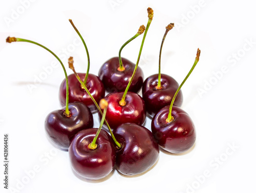 Isolated on White Cherry Background