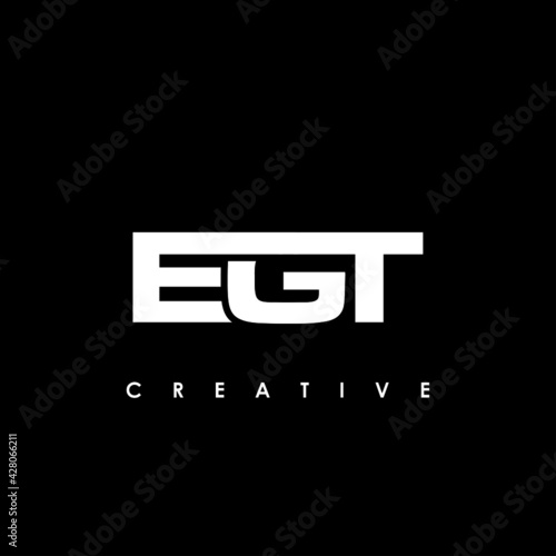 EGT Letter Initial Logo Design Template Vector Illustration photo