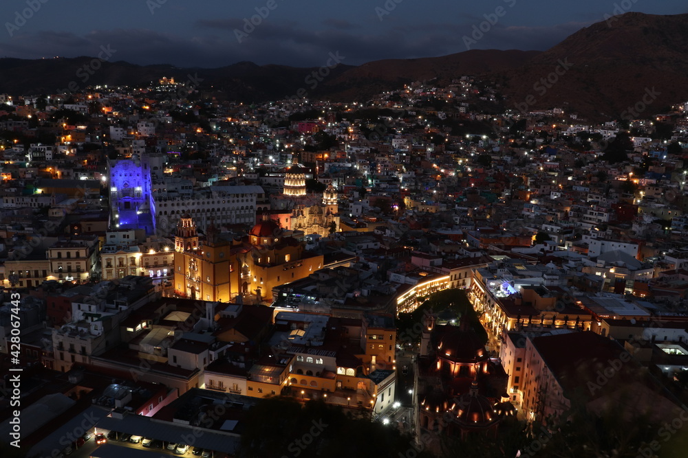 Guanajuato at evening