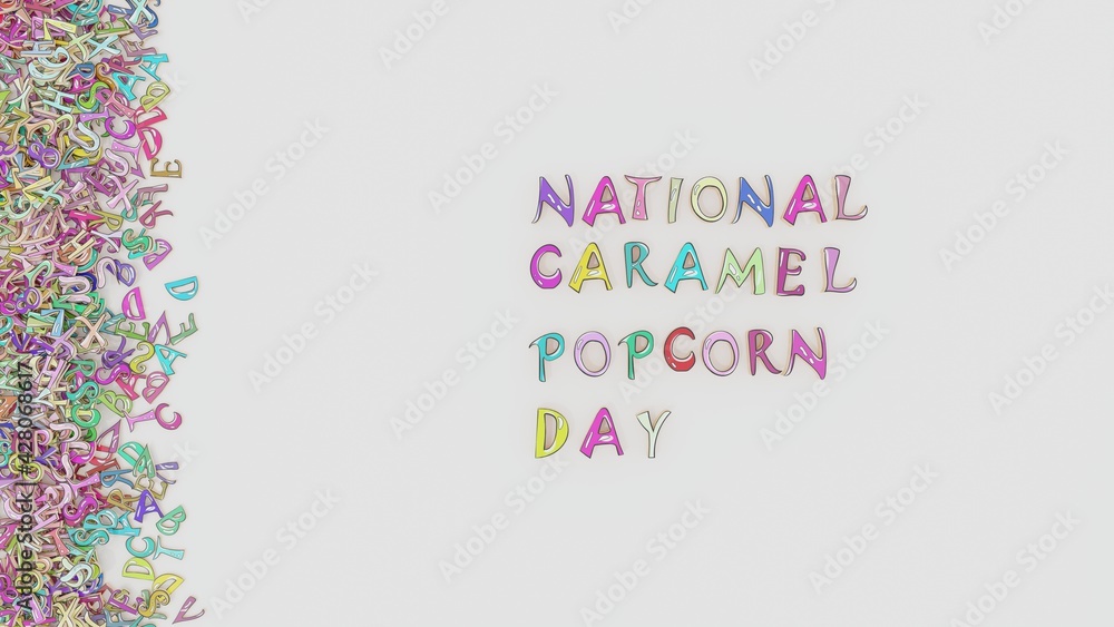 National caramel popcorn day National caramel popcorn day