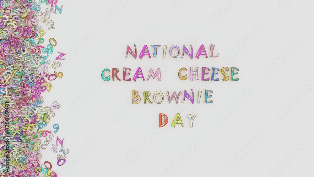 National cream cheese brownie day