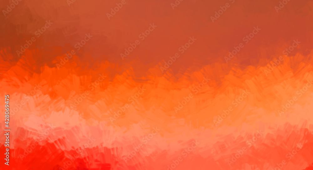 Brushed Painted Abstract Background. Brush stroked painting. Strokes of paint. 2D Illustration.