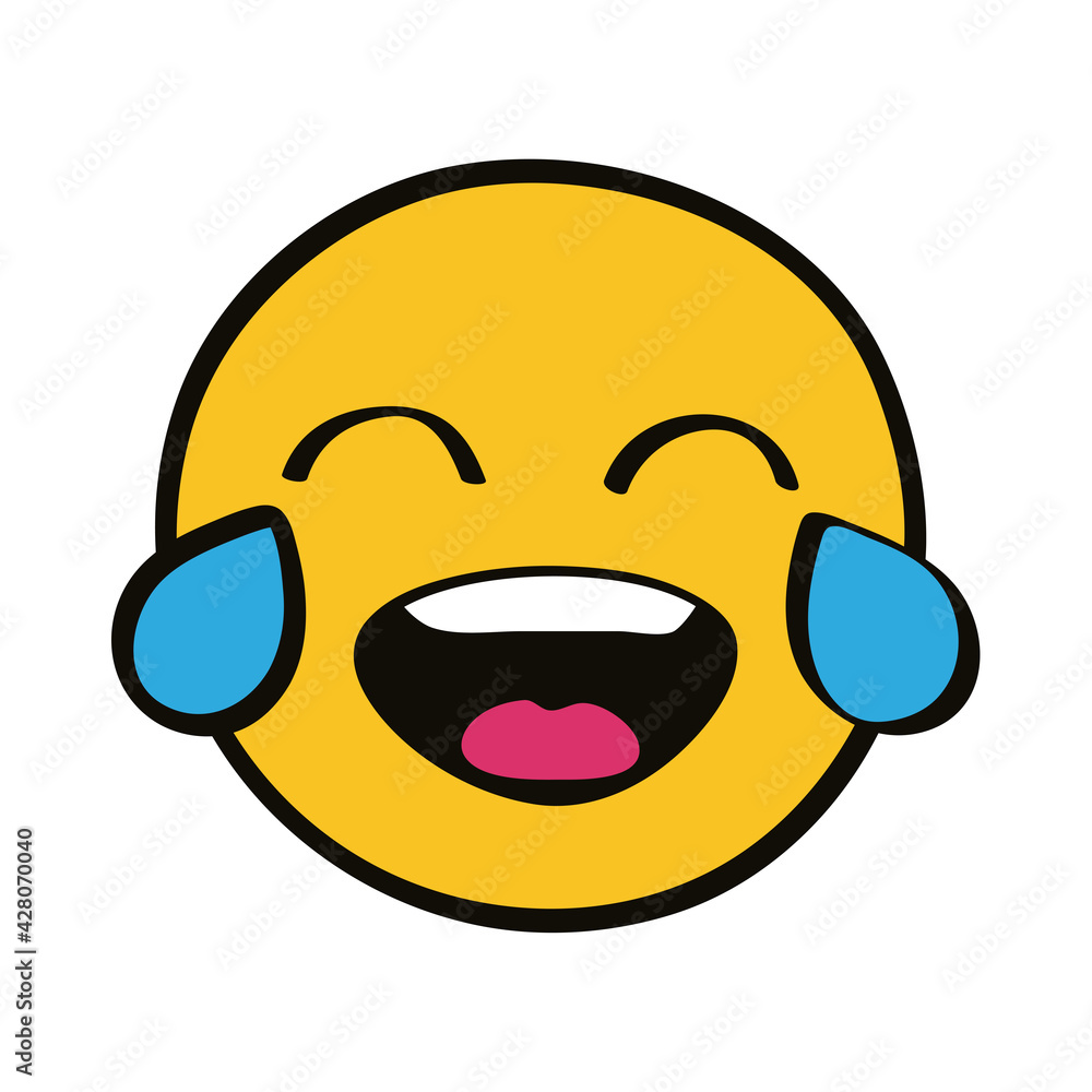 laughing emoji character laughing emoji character