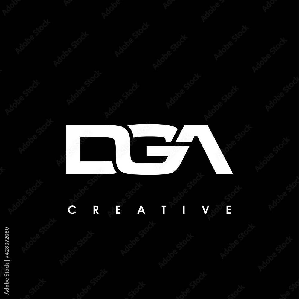 DGA Letter Initial Logo Design Template Vector Illustration DGA Letter Initial Logo Design Template Vector Illustration