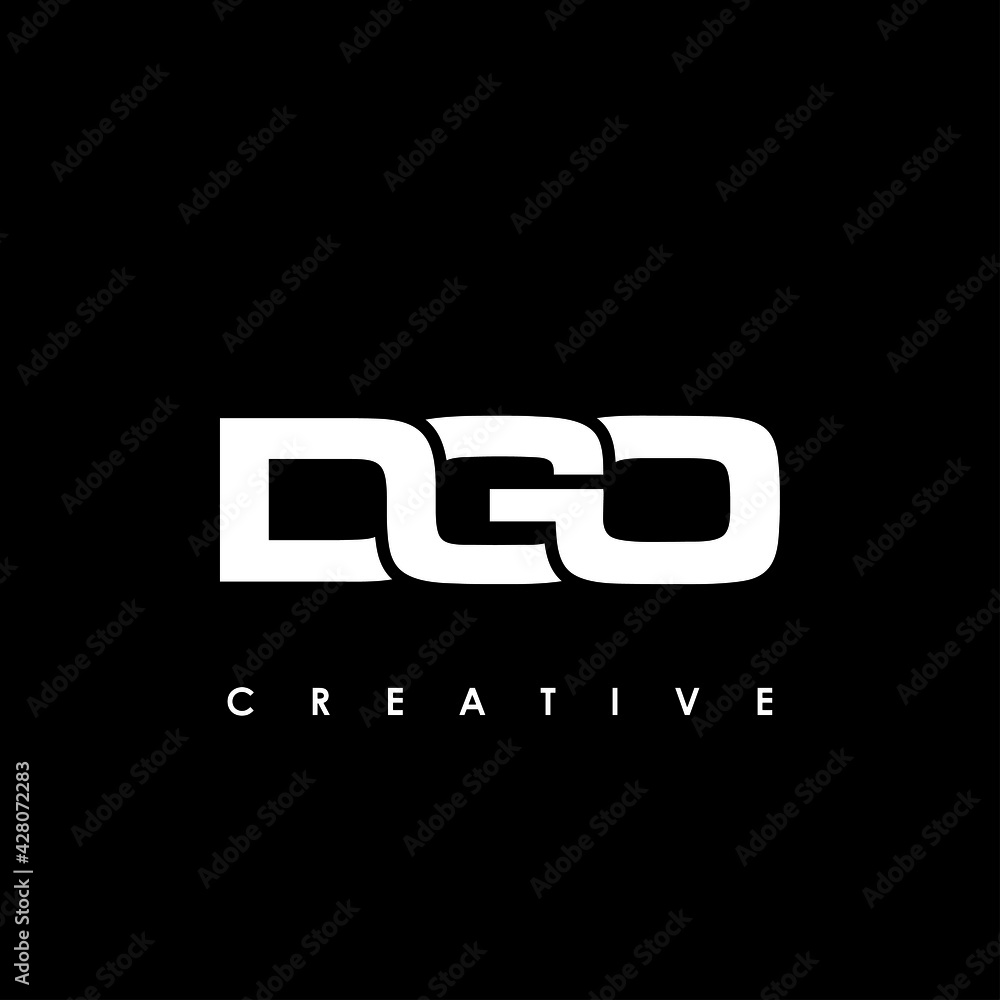 DGO Letter Initial Logo Design Template Vector Illustration DGO Letter Initial Logo Design Template Vector Illustration