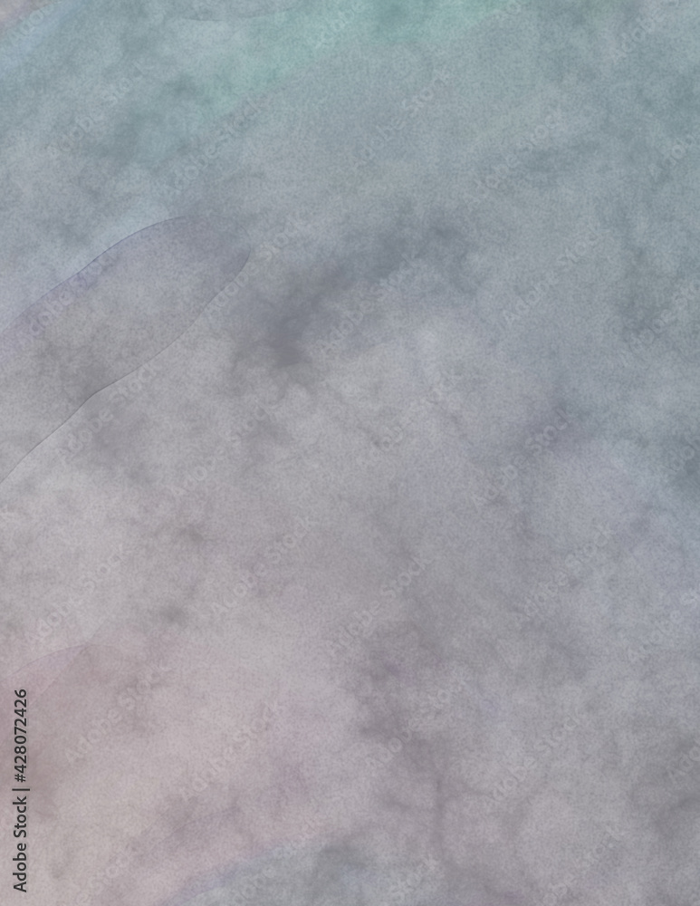 Naklejka premium Soft watercolor wallpaper. Artistic painting with softly brushed colors. Pastel colors dabbed background. Painted abstract wall art.