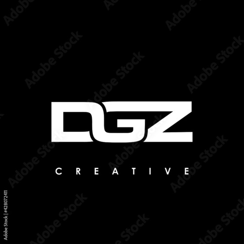 DGZ Letter Initial Logo Design Template Vector Illustration