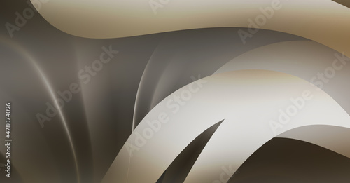 Obraz na płótnie Dynamic trendy simple fluid color gradient abstract cool background with overlapping line effects