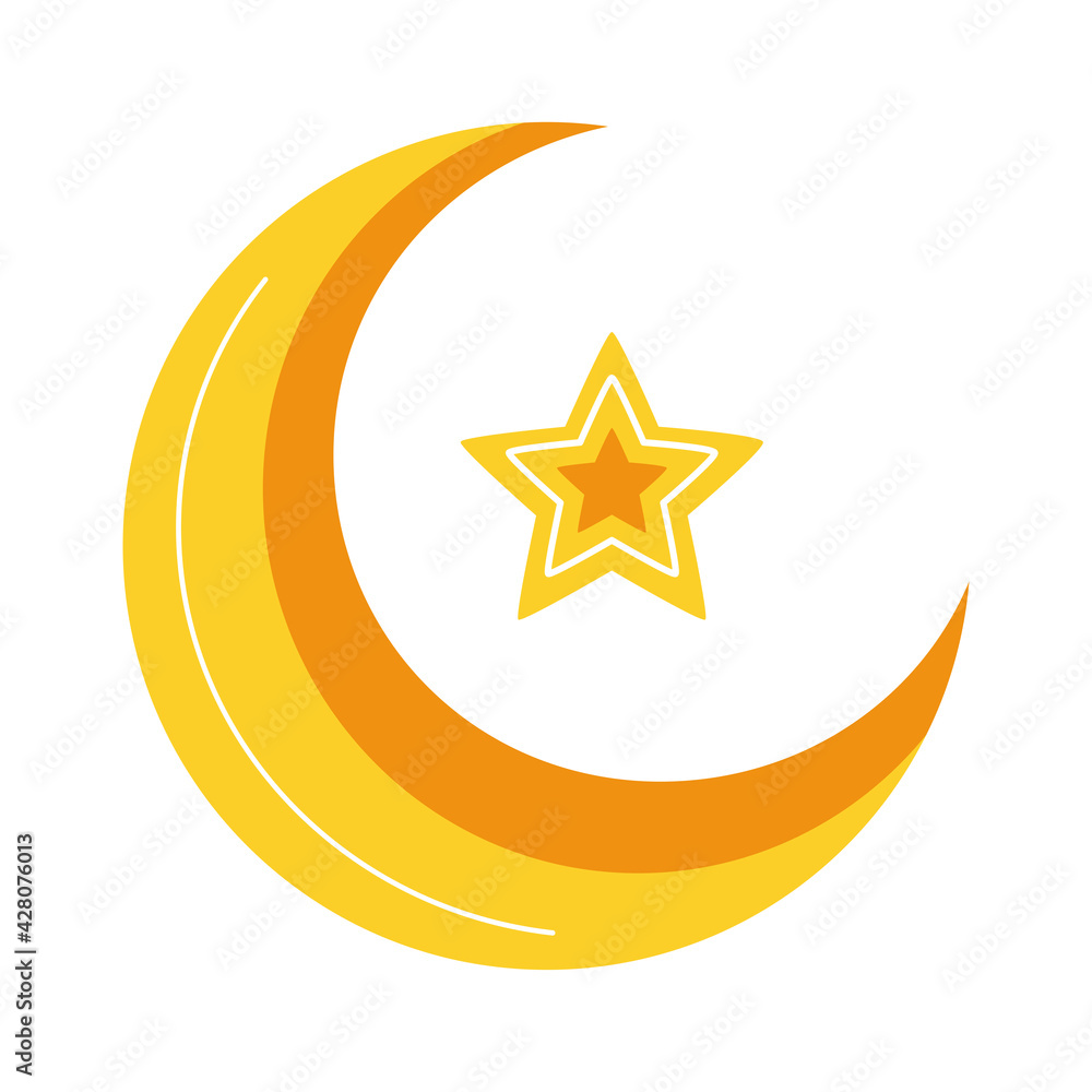 golden crescent moon golden crescent moon