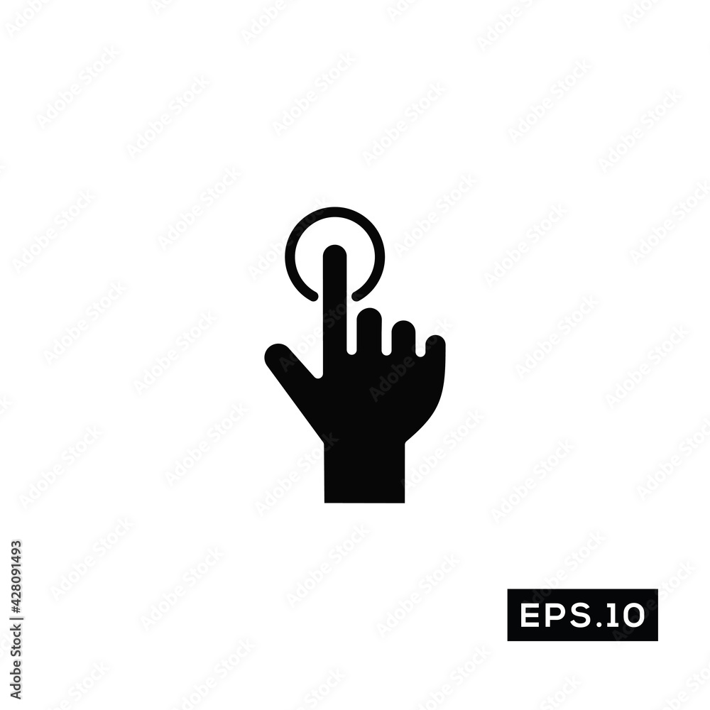 Touch Gestures Icon. Touch Gestures icon Vector Illustration Template For Web and Mobile Touch Gestures Icon. Touch Gestures icon Vector Illustration Template For Web and Mobile
