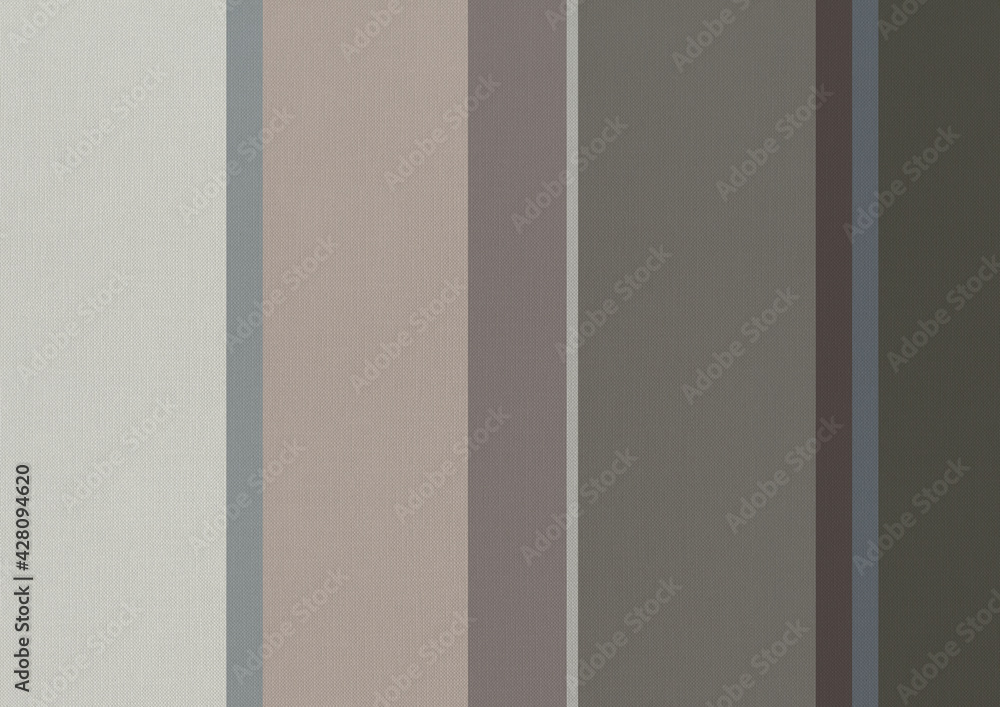 Fototapeta premium Cotton fabric texture printed with beige colored stripes.