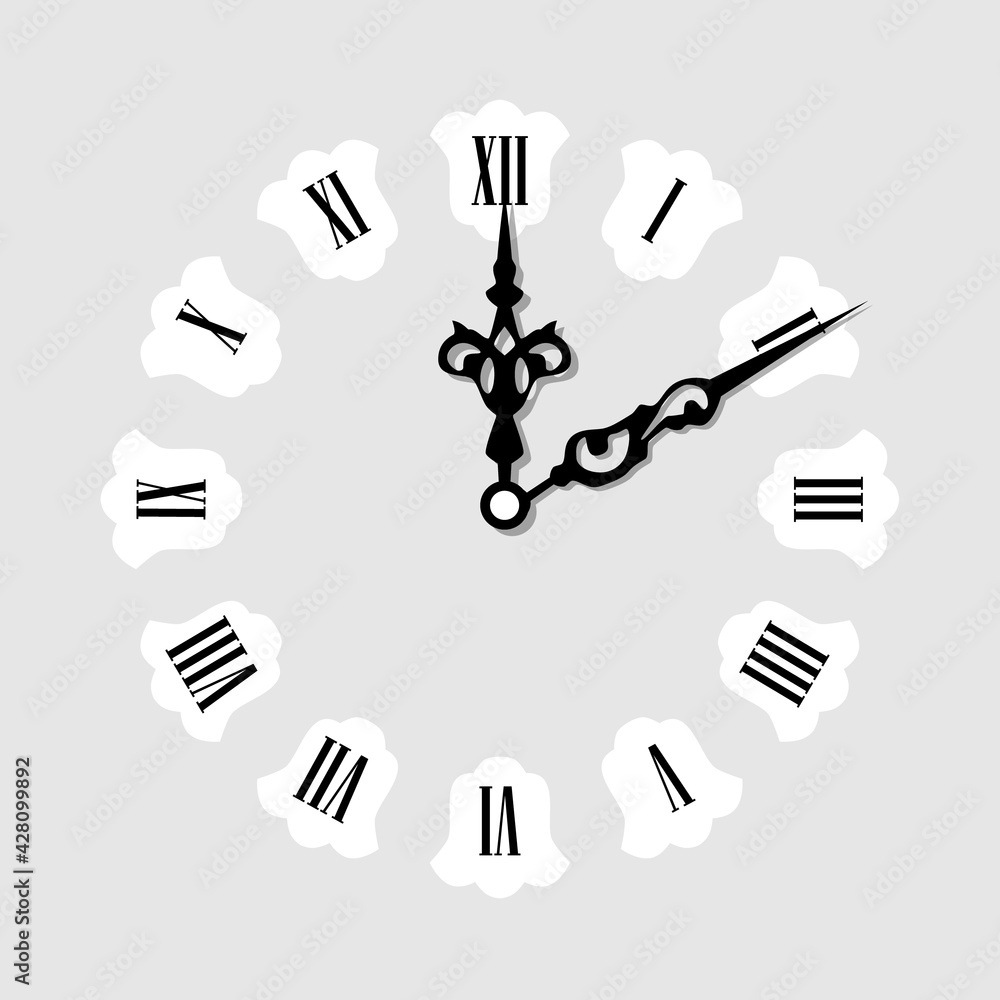 Obraz premium Elegant wall clock