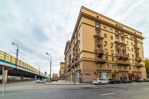 Novorizhskoe overpass,Prospekt Mira, 79 ST2,on the left is the Novorizhskaya overpass