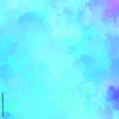 Wall art. Unique and creative illustration. Brush stroked painting. Abstract background of colorful brush strokes. Brushed vibrant wallpaper. Painted artistic creation. © Hybrid Graphics