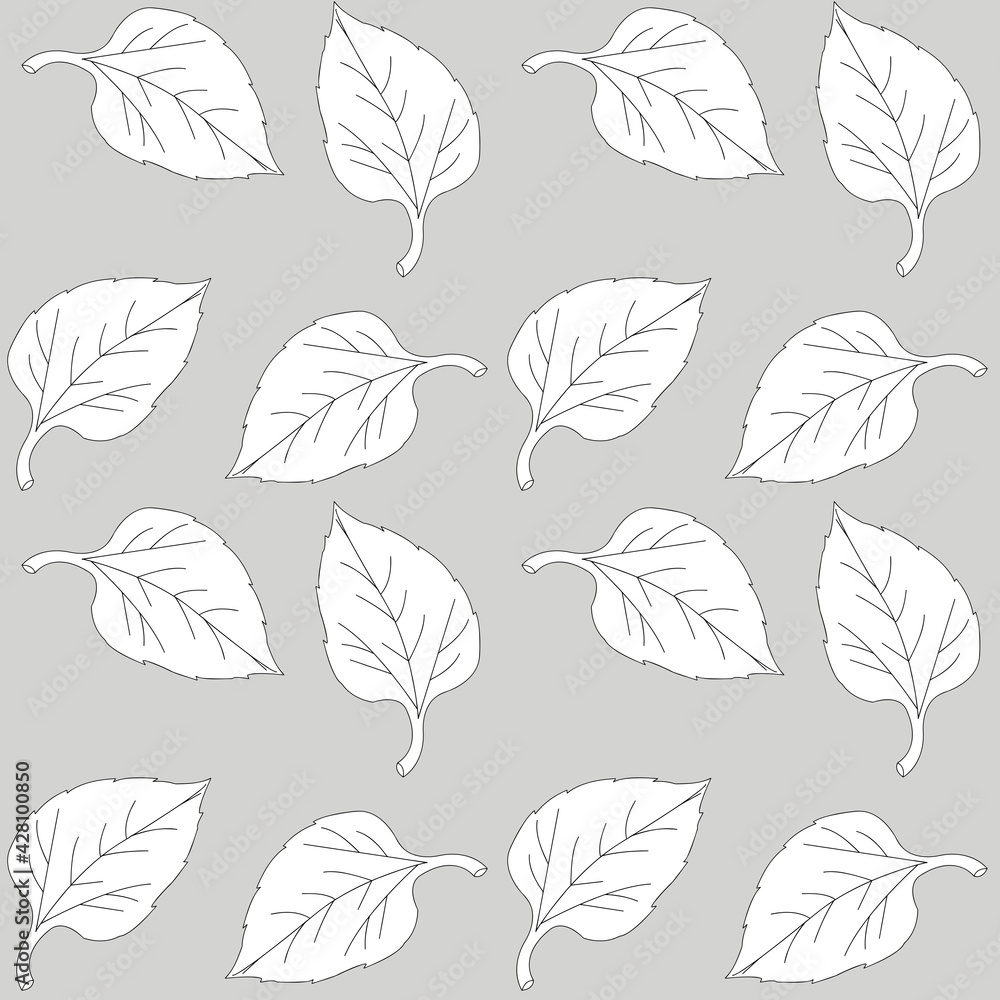 A creative composition consisting of graphic and plant elements. An abstraction. A resource for printing on paper or fabric, seamless background. A creative composition consisting of graphic and plant elements. An abstraction. A resource for printing on paper or fabric, seamless background.