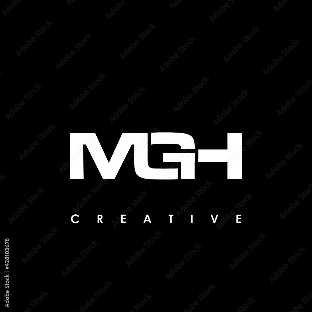 MGH Letter Initial Logo Design Template Vector Illustration