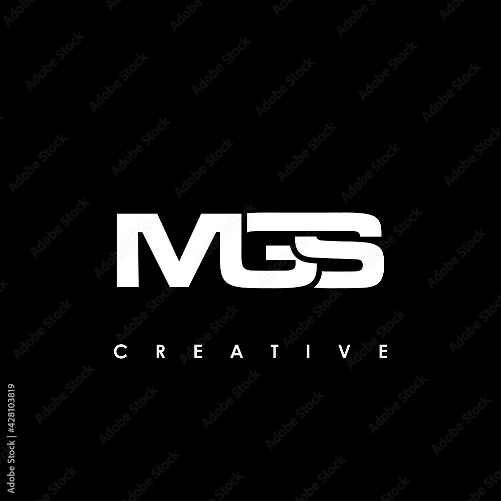 MGS Letter Initial Logo Design Template Vector Illustration
