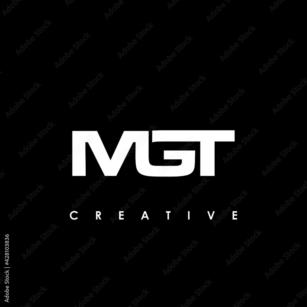 MGT Letter Initial Logo Design Template Vector Illustration