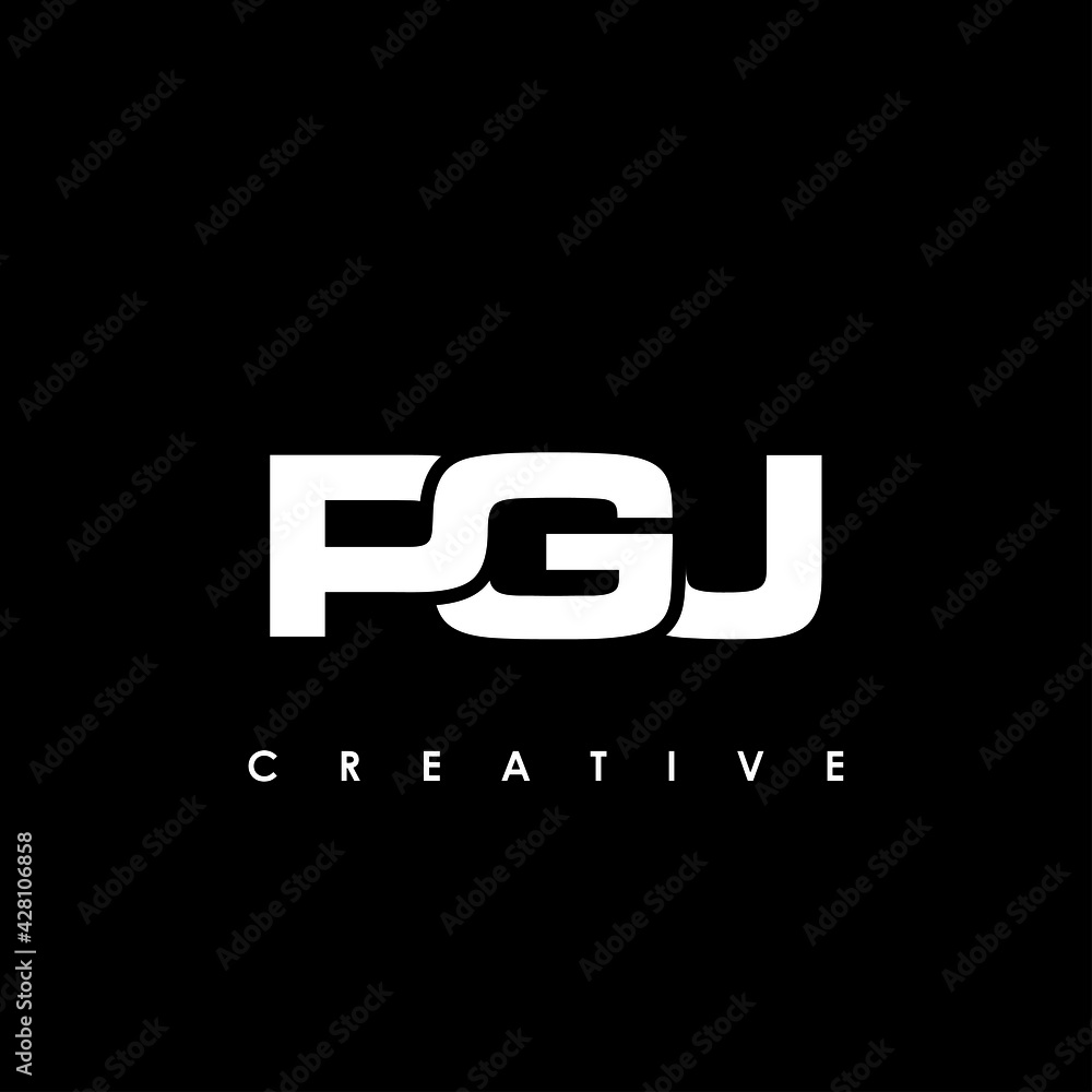 PGJ Letter Initial Logo Design Template Vector Illustration PGJ Letter Initial Logo Design Template Vector Illustration