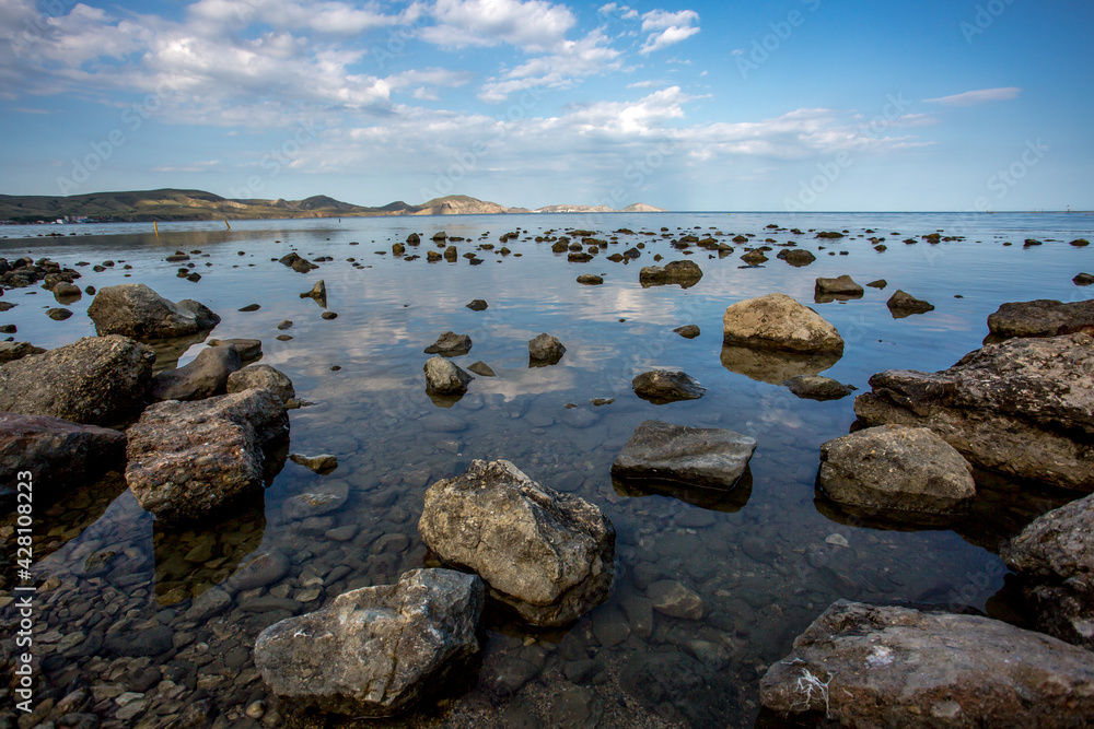 Seashore in Crimea.