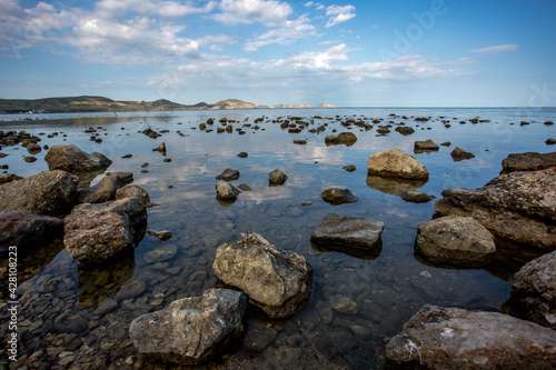 Seashore in Crimea.