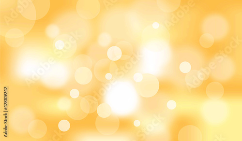 Abstract bokeh lights with soft lighted background illustration. Colorful bokeh sparkle sparkling valentine's day concept, happy new year and happy festival vector EPS10.