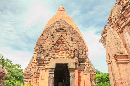 Po Nagar, Khmer temple in Cu Lao Moutain, Nha Trang, Khanh Hoa, Vietnam photo