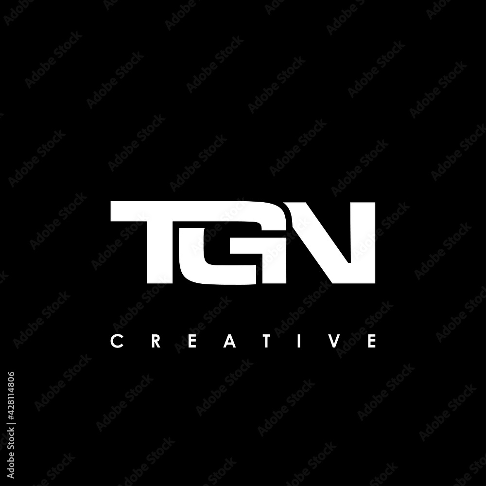 TGN Letter Initial Logo Design Template Vector Illustration