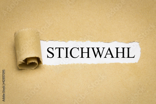 Stichwahl photo