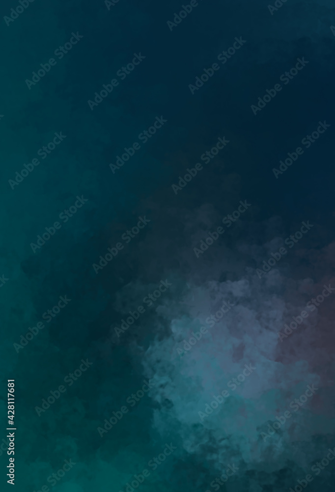 Brushed Painted Abstract Background. Brush stroked painting. Strokes of paint. 2D Illustration.