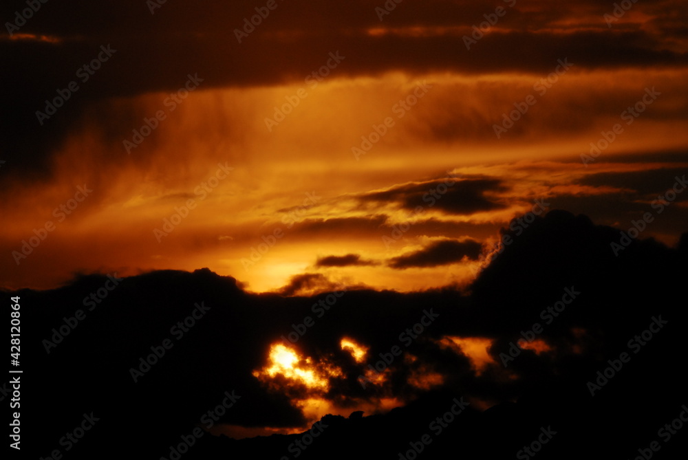 Fototapeta premium Tramonto nell'Arcipelago di La Maddalena, Sardegna