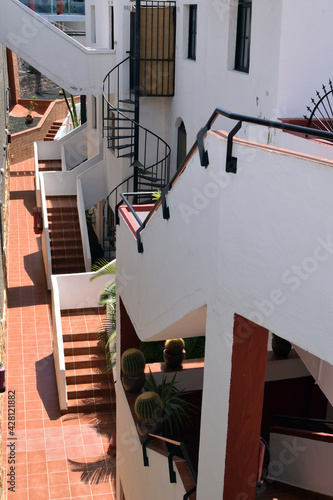 Apartments with Exterior Staircases  photo