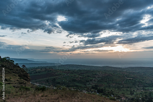 View from Crow's Nest, Sipi Falls, Uganda, Africa © Pawel