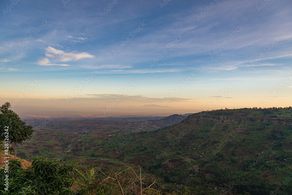 View from Crow's Nest, Sipi Falls, Uganda, Africa View from Crow's Nest, Sipi Falls, Uganda, Africa