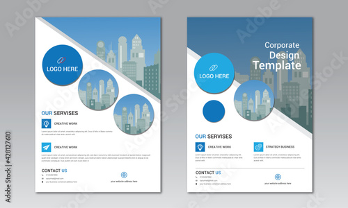 Poster flyer pamphlet brochure cover design layout space for photo background, vector illustration template in A4 size.