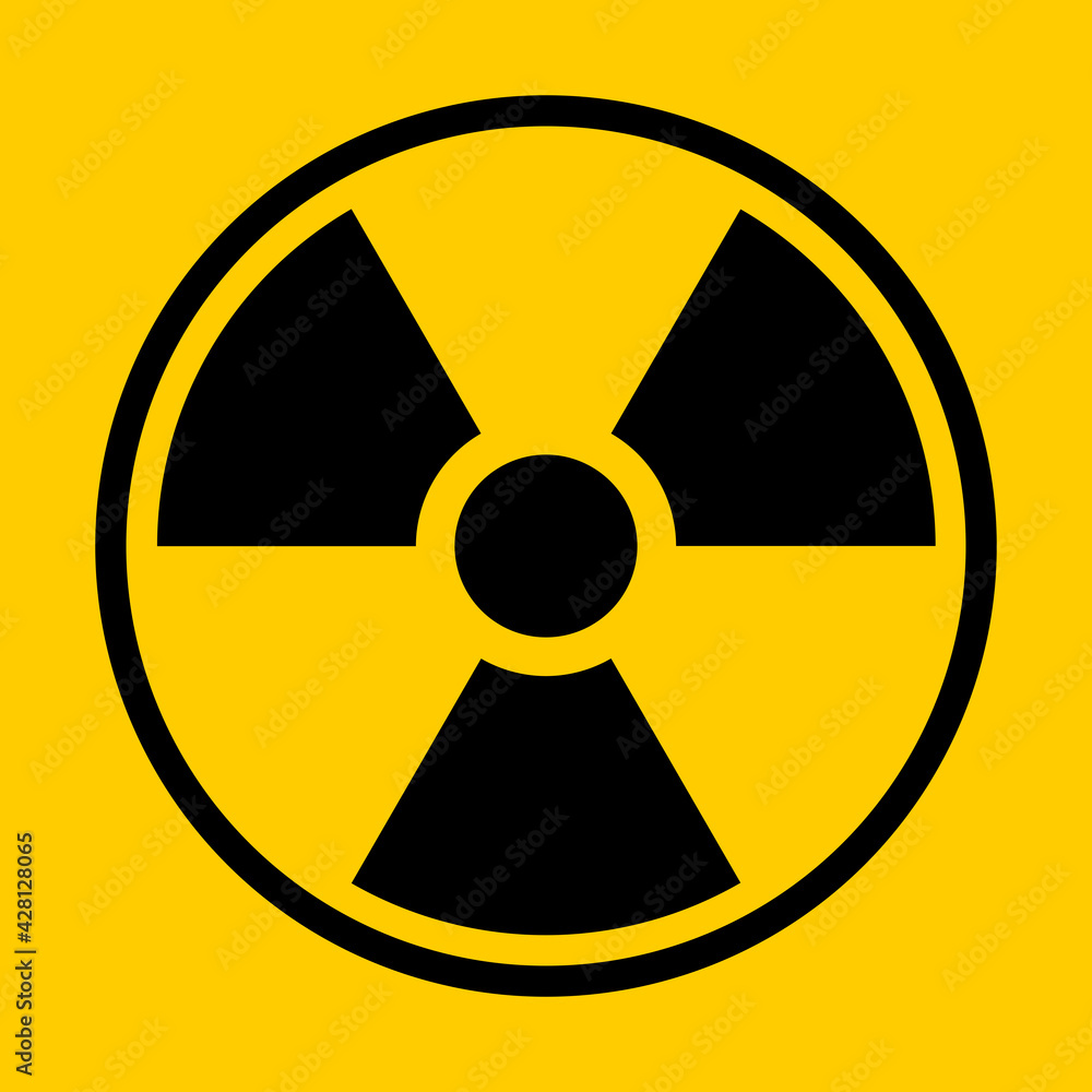 Nuclear Hazard Ionizing Radiation Trefoil Symbol. Vector Image. Nuclear Hazard Ionizing Radiation Trefoil Symbol. Vector Image.