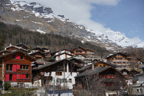 ski resort in the mountains