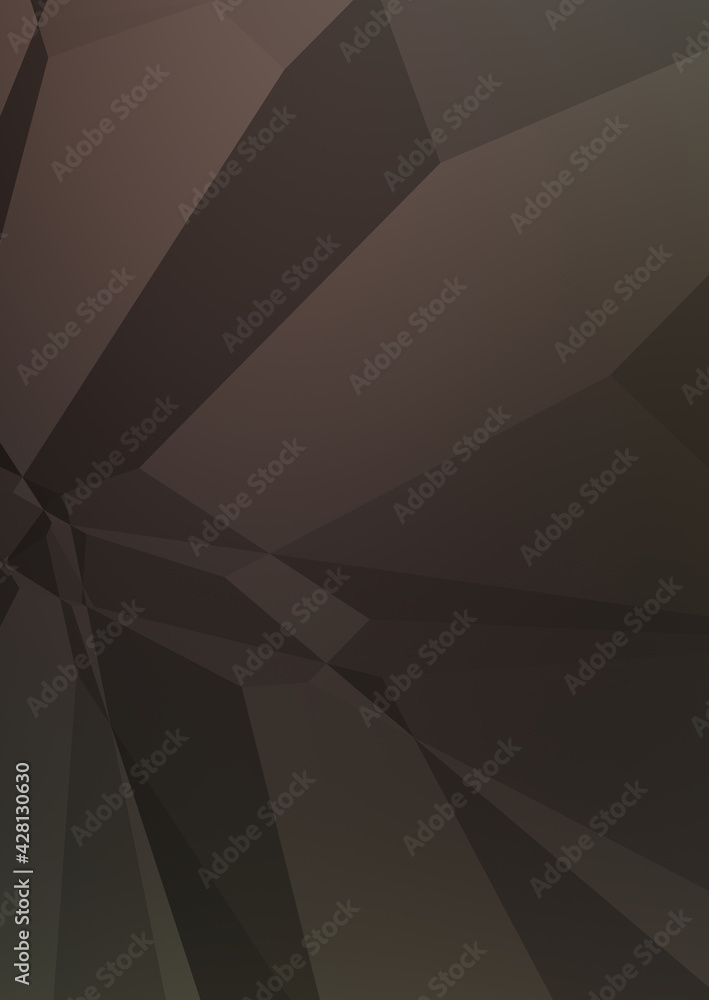 Obraz premium Polygonal background. Colorful wallpaper with geometric design. Digital 3d illustration.