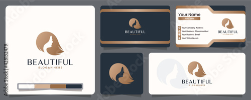 beauty women , for salon and spa , logo design