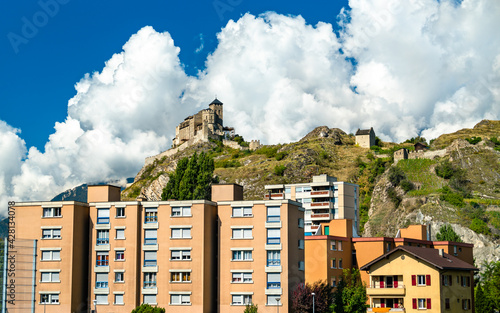 Valere Basilica in Sion, Switzerland photo