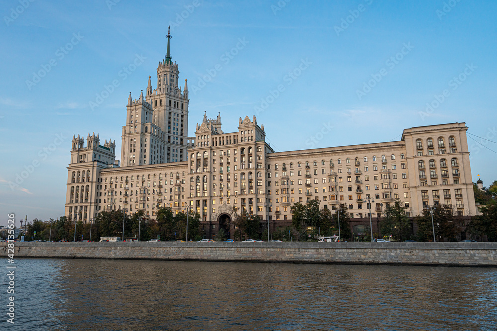 A view of the Stalin's skyscraper.
