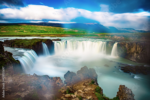 Godafoss waterfall in Iceland