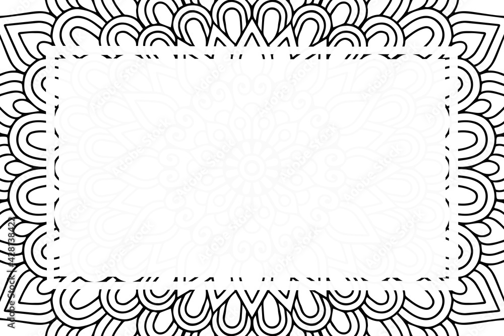 Vector islamic background with mandala Vector islamic background with mandala