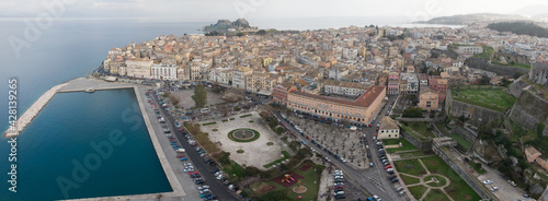 Corfu town  panoramic view