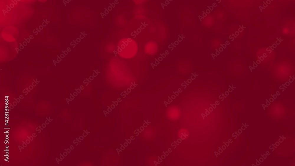 Blood cells, small blurry particles in dark red background for Medical Presentation or titles in health documentary film. Footage in 4k, 25 fps neutral dark backdrop with copy space. Blood cells, small blurry particles in dark red background for Medical Presentation or titles in health documentary film. Footage in 4k, 25 fps neutral dark backdrop with copy space.