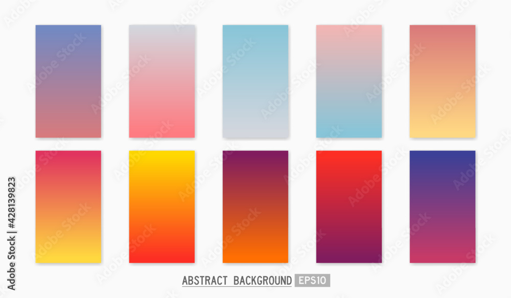 simple soft modern gradient multicolor background for wallpaper, template, cover, card, screen, texture, label, banner etc. sunset, sun raise, sunshine summer theme vector design.