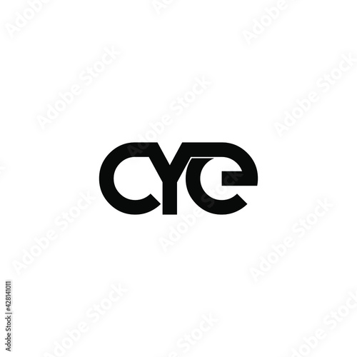cye letter original monogram logo design
