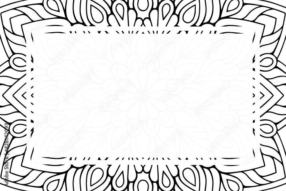 Vector islamic background with mandala Vector islamic background with mandala